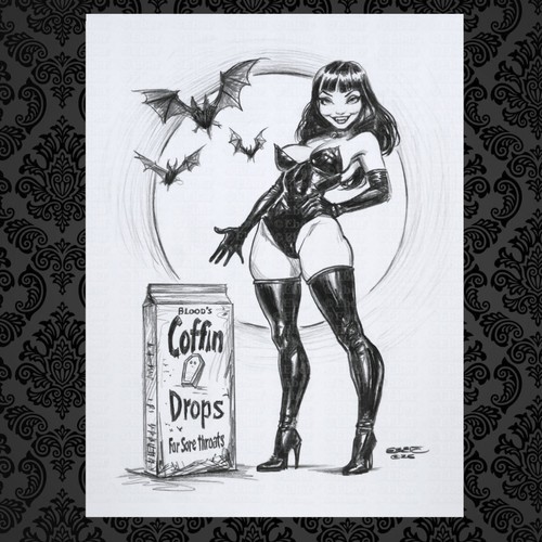 Pinup art originale matita - originale,