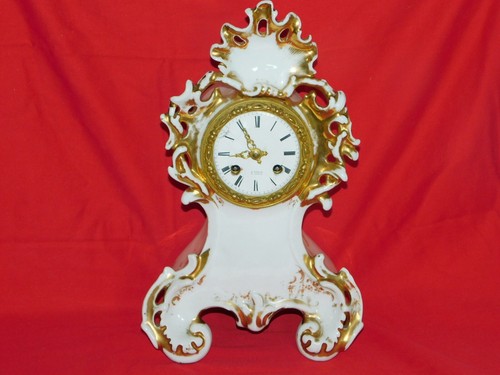 Antico porcellana orologio - antico,