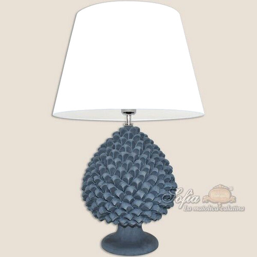 Matte blue pigna lampshade - matte,