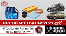 Kit tagliando Fiat Punto 188 1.2 benzina Euro 4 + LT. 3 AZ 10W40