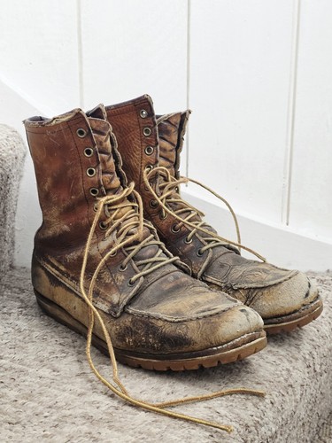 Stivali lavoro vintage red - stivali,