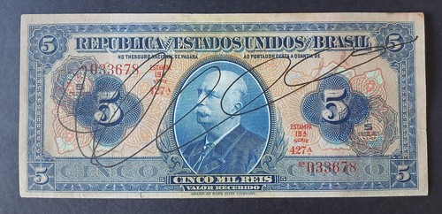 Brasile cruzeiros 5000 - brasile, 5