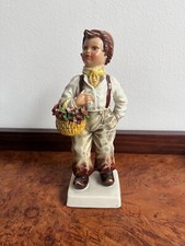 Statuetta in ceramica colorata