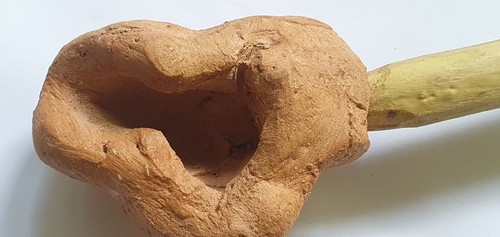 New antique ceramic pipe - antique,