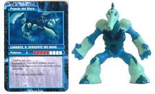 GORMITI - 2a SERIE - CAVAREX - IL SERGENTE DEI MARI - POPOLO DEL MARE + CARTA