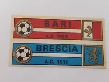 ***PANINI 1970/71*** ADESIVI NOMI SQUADRE BARI BRESCIA NUOVI CON VELINA
