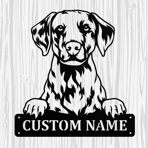 Insegna personalizzata dalmata - insegna,