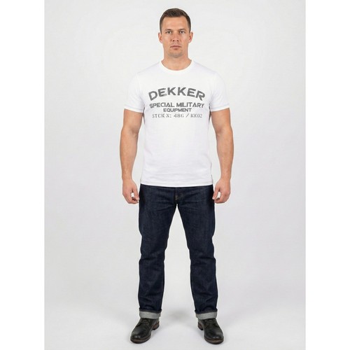 Dekker shirt uomo bianca - dekker,