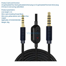 Audio Cable for Logitech Astro