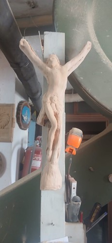 Cristo legno fatto - legno, a