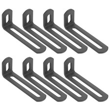 8 Pezzi Staffa a L Scanalata