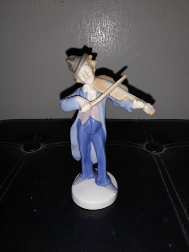 Vintage limoges violinist - vintage,