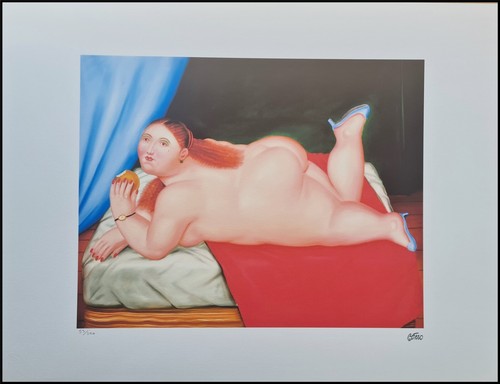 Fernando botero lady mangia - fernando,