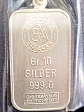 LINGOTTO ARGENTO 10 grammi -