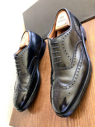 Alden 903 black wingtip - alden,