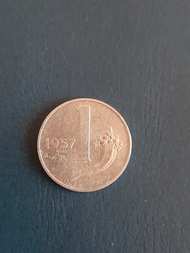 Moneta repubblica 1957 lira - repubblica,