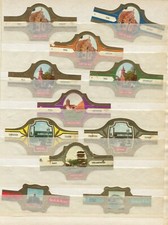 LOTTO DI 11 FASCE PER SIGARI VINTAGE - DERK DE VRIES - TEXEL EINDHOVEN VAALS (0084-15)