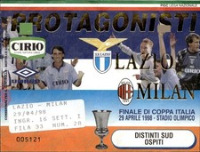 Biglietto calcio partita