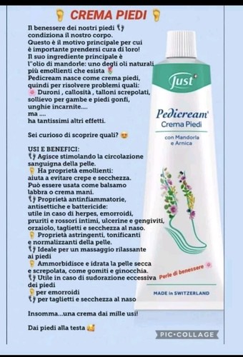 Pedicream crema piedi just - pedicream,