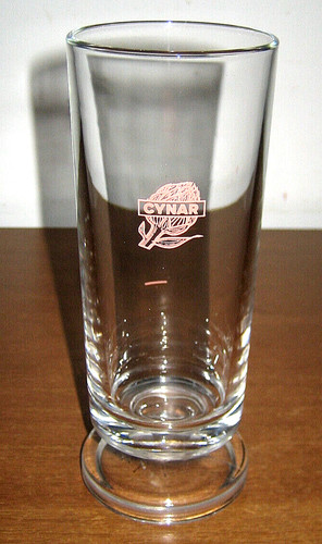 Bicchiere cynar pubblicitario - cynar,