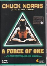 CHUCK NORRIS A FORCE OF ONE Dvd ::: COME NUOVO :::  1^ Ed. CULT Media