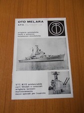 1971 OTO MELARA ROMA ARTIGLIERIE AUTOMATICHE NAVALI ANTIAEREE ANDREA DORIA NAVE