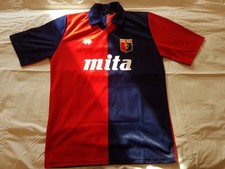 Maglia calcio vintage Genoa stagione 1990/91 marca Errea sponsor Mita