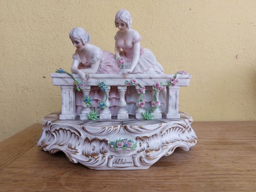 Grande statuina gruppo - gruppo, in