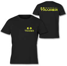 T-shirt maglietta unisex PERSONAL TRAINER fitness palestra allenamento cotone