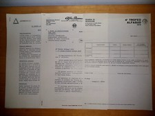 documenti originali Alfa Romeo