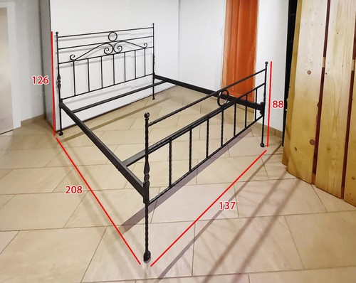Letto ferro battuto una - in,