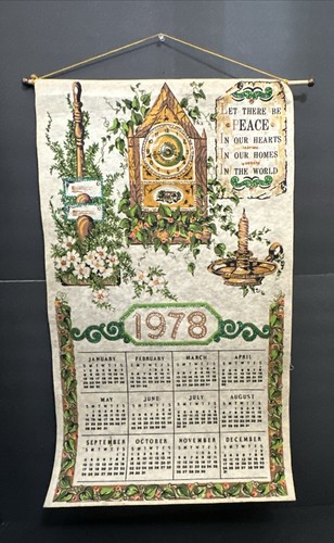 Calendario parete vintage - calendario,