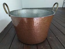 Antico Pentolone in Rame con 2