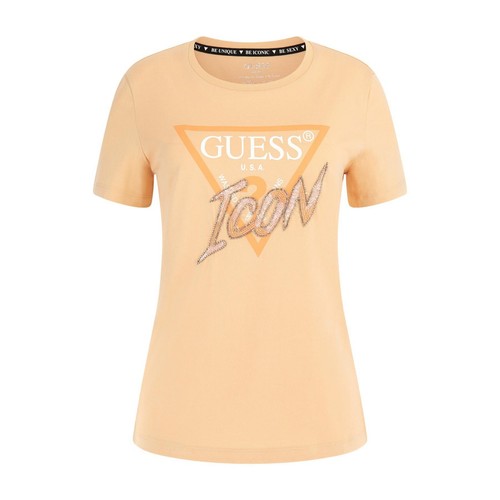 Guess shirt beige - beige, maglia