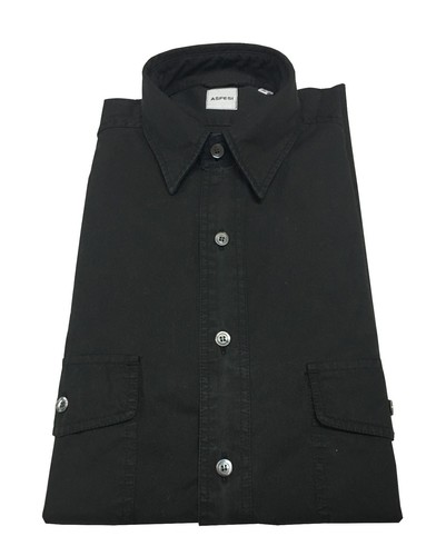 Aspesi camicia uomo nero - uomo,