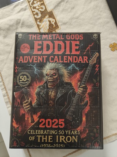 Iron maiden calendario - maiden,