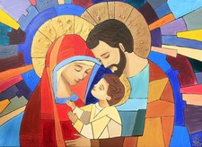 SANTA FAMIGLIA, STAMPA HD SU