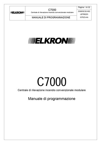 Manuale installazione - , e