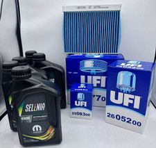 KIT TAGLIANDO 500 X 1.6 MJT MULTIJET 4 FILTRI ORIGINALI 5 LT SELENIA WR 5W30