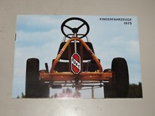 Veicoli per bambini Puky vintage 1975 depliant/catalogo