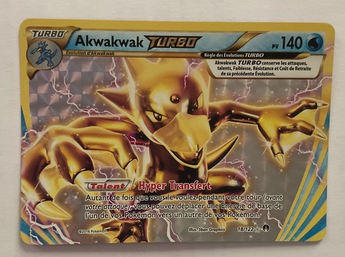 Carte pokemon akwakwak turbo - akwakwak,