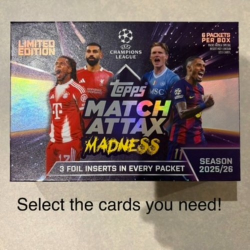 Topps ucl match attax madness - ucl,