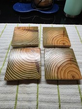 Sottobicchieri in legno 4x4