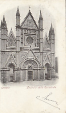 CARTOLINA *53 ORVIETO TERNI UMBRIA FACCIATA DELLA CATTEDRALE MEMORIA VIAGGIATA