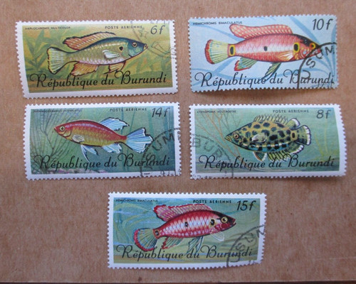 Francobolli burundi diversi - burundi,