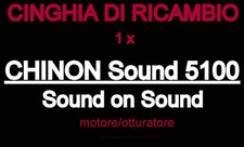 ★CINGHIA DI RICAMBIO MOTORE 1 x PROIETTORE SUPER 8 mm CHINON sound 5100★