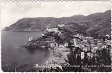 MONTEROSSO AL MARE - LA SPEZIA - PANORAMA E PENSIONE PASQUAL - VIAGG. -99124-