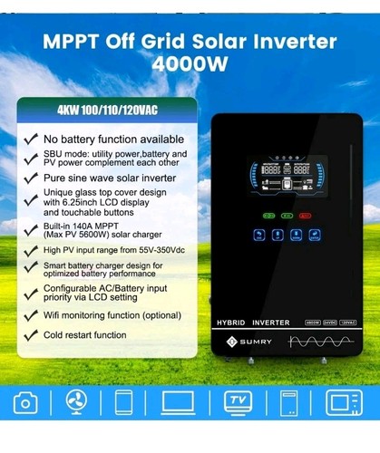 4kw 24v hybrid - 24v, solar
