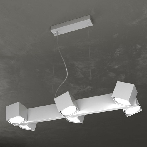 Lampadario moderno con faretti