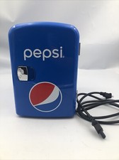 Pepsi mini fridge blue holds - pepsi,